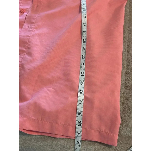 Habit Outdoors 40+ Solar Factor Button Up Shirt Size Medium Salmon Fishing - Picture 5 of 6